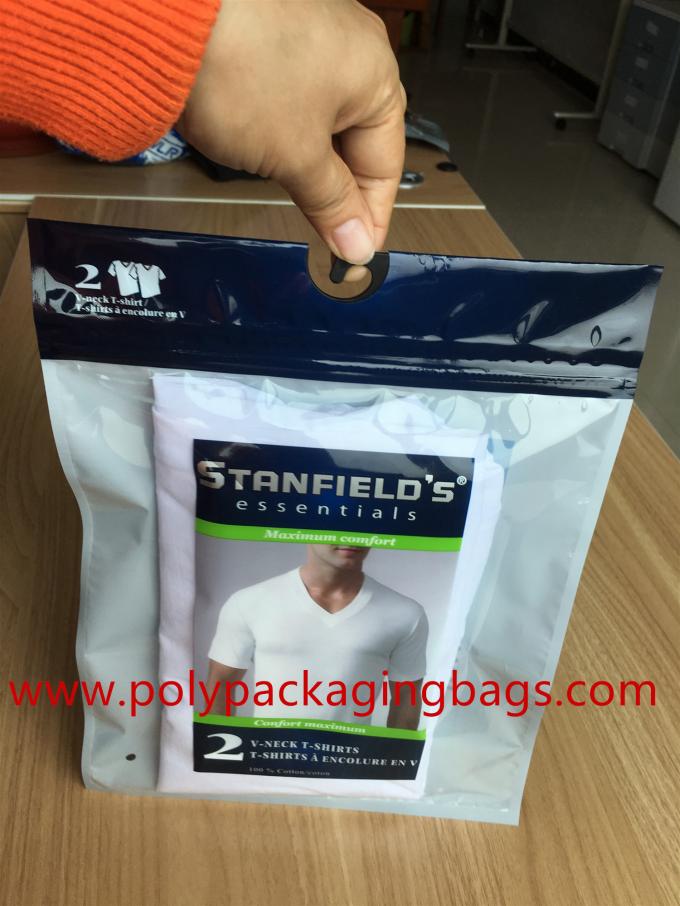 Resealable αρσενικές έντυπες συνήθεια τσάντες OPP εσώρουχων/υλικό CPP