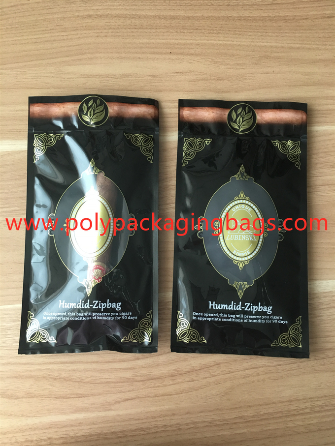 Προσαρμοσμένη συσκευάζοντας τσάντα Vape Humidor τσιγάρων καπνών με τον υγραντή φερμουάρ
