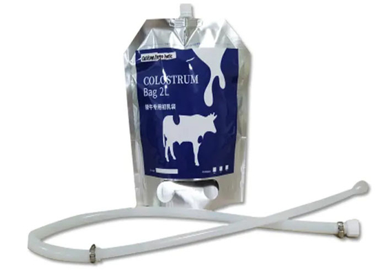 4L Colostrum μόσχων φύλλων αλουμινίου αργιλίου/σιλικόνης τσάντες με το σωλήνα σωλήνων