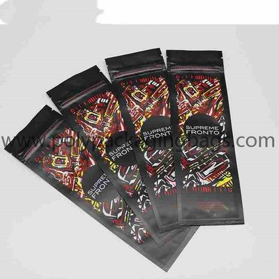 Custom Printing Black Smell Proof Cigar Humidor Bags With Lock