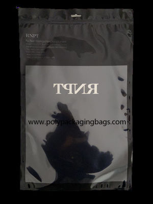 Zip Lock Frosted Resealable Poly Bags For Garment Packaging