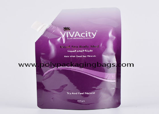 10 Χρώματα Gravure Printing Self Supporting Liquid Spot Bags Stand Up Bag with Spout for Detergent