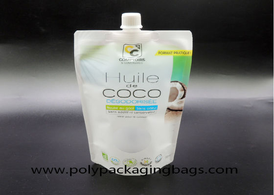 16oz 500ml Συσκευασία γάλακτος καρύδας Σακούλα με ακροφύσιο αυτοαναρρόφησης Stand Up Bag με στόμιο