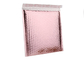 Custom Printed Colorful Air Padded Bubble Mailers Shipping Package Rose Gold Poly