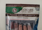 Resealable Custom Plastic Cigar Humidor Ziplock Bags With Display Box