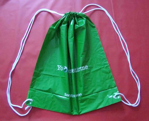 Αδιάβροχη τσάντα σακιδίων πλάτης Drawstring πλαστική με την αξία εργοστασίων του ταξιδιού, προώθηση, αθλητισμός