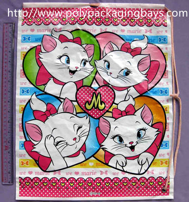 εύκολες ανοικτές και στενές πλαστικές συσκευάζοντας τσάντες συσκευασίας/παιχνιδιών δώρων σακιδίων πλάτης Drawstring