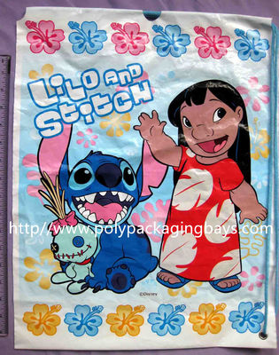 εύκολες ανοικτές και στενές πλαστικές συσκευάζοντας τσάντες συσκευασίας/παιχνιδιών δώρων σακιδίων πλάτης Drawstring