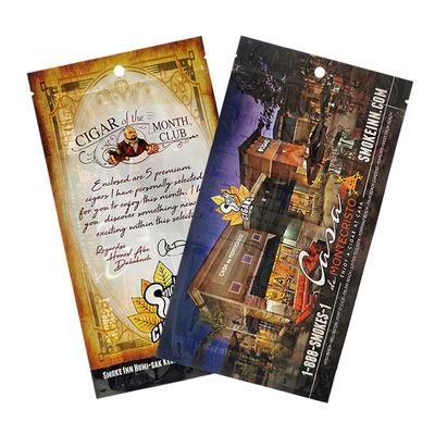 Τσιγάρα Υγραμένα Σακούλα Διαφανές Φύλλο Ziplock Σακούλα Υγρασίας Καπνού Τσιγάρου Θερμοκολλημένη Πλαστική Σακούλα Συσκευασίας Υγραντήρα Τσιγάρων