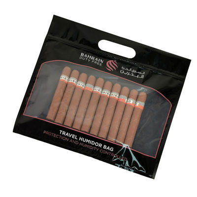 Customization Printing Humidity Cigar Bags Zipper Cigar Humidor Packaging Travel Humidity Humidifier Bag