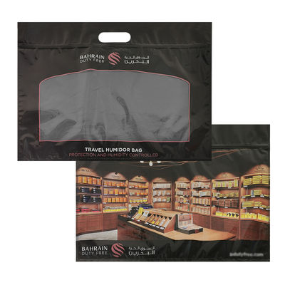 Customization Printing Humidity Cigar Bags Zipper Cigar Humidor Packaging Travel Humidity Humidifier Bag