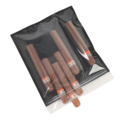 New Design Moisture-Proof Plastic Humidor Pouch Bags with Zipper Freshness Preserving Humidity Cigar Storage with Separate Slot