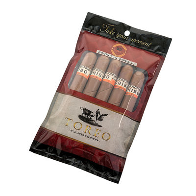 Custom Cigar Wraps Packaging Bag Smoking Leaf Bag Rolling Tobacco Packaging Pouch Tobacco Cigar Mylar Bag