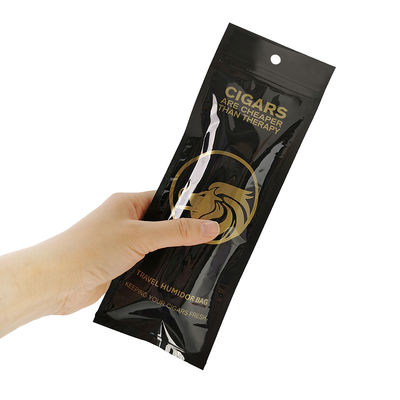 Προσαρμοσμένη Εκτύπωση Σφραγιζόμενη Πλαστική Συσκευασία για Στυλό Καπνίσματος Καπνού Ατομική Μονή Συσκευασία για Πούρα