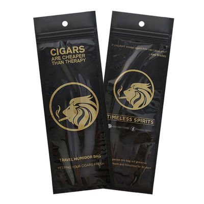 Προσαρμοσμένη Εκτύπωση Σφραγιζόμενη Πλαστική Συσκευασία για Στυλό Καπνίσματος Καπνού Ατομική Μονή Συσκευασία για Πούρα