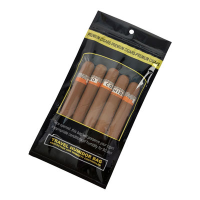 Custom Logo Cigar Humidified Bag with Built-in Moisture Pack Humidity Tobacco Cigar Bags Ziplock