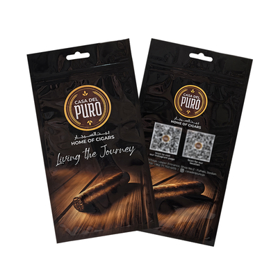 Τυπωμένο πλαστικό τσιγάρο Zip Lock Packaging Bag με Zipper Τσιγάρο Τσιγάρο Mylar Bag
