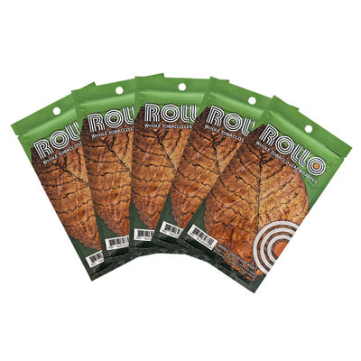 Προσαρμοσμένη Εκτύπωση Πλαστικά Αξεσουάρ Καπνίσματος Χειρός Τσιγάρου με Φερμουάρ Σακούλες Συσκευασίας Πούρων Ενυδάτωσης