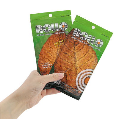 Resealable πλαστική σακούλα υγραντών πούρων με την τρύπα λαβών παραθύρων