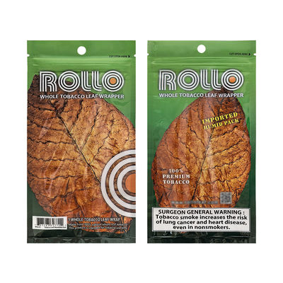 Προσαρμοσμένη Εκτύπωση Πλαστικά Αξεσουάρ Καπνίσματος Χειρός Τσιγάρου με Φερμουάρ Σακούλες Συσκευασίας Πούρων Ενυδάτωσης