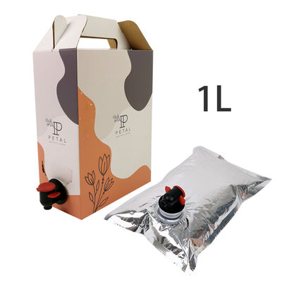 1L / 2L / 3L Custom Coffee Box Απορριπτέα σακούλα καφέ σε κουτί με διανεμητή βαλβίδας