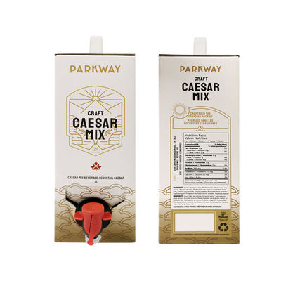 Προσαρμοσμένη 1L 1.5L 2L 3L 5L 96OZ BIB BAG Μίας χρήσης σε κουτί από χαρτί για τσάι, χυμό, καφέ, πακέτο με διανομέα