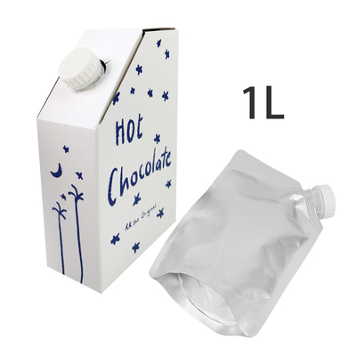 1L 3L 5L Χάρτινο κουτί καφέ Kraft BIB (Bag in Box) σε κουτί καφέ Μίας χρήσης σακούλα καφέ σε κουτί με βαλβίδα διανομής υγρού