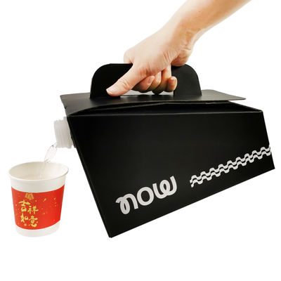 Εκτύπωση προσαρμοσμένου λογότυπου 1L 2L 3L 5L 10L Μίας χρήσης Καφές Ποτό Κρασί BIB Bag in Box Διανομέας Καφές To Go Take-out Ασηπτική Bag in Box