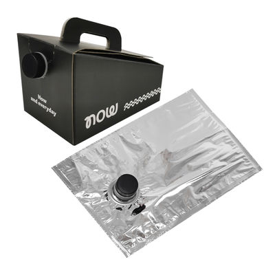 Εκτύπωση προσαρμοσμένου λογότυπου 1L 2L 3L 5L 10L Μίας χρήσης Καφές Ποτό Κρασί BIB Bag in Box Διανομέας Καφές To Go Take-out Ασηπτική Bag in Box