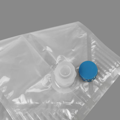 Ποτό 10L BIB Bag in Box Νάιλον Υγρή Σακούλα Διανομέας Χυμού Με Ψηλή Βαλβίδα Δακτυλίου Βιδώματος Ασηπτική Σακούλα Για Συσκευασία