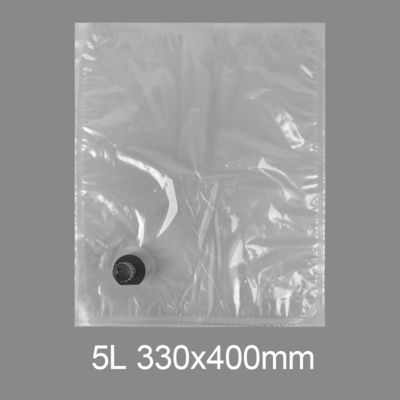 Προσαρμοσμένη Διαφανής BIB 3l 5l 10l 20l Πλαστική Σακούλα με Βρύση Πόσιμου Νερού Κρασιού Χυμού Bag in Box Διανομέας Με Βαλβίδα Butterfly Vitop