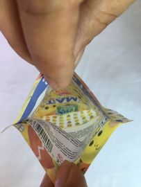 Ζωηρόχρωμα μανίκια σακουλών φερμουάρ συνήθειας OPP τοπ για Ziplock Reselable καρτών παιχνιδιών την τσάντα