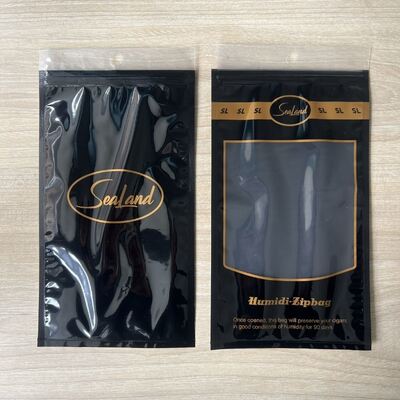 Ziplock Design Custom Cigar Bags Custom Τυπωμένες ανθεκτικές συσκευαζόμενες σακούλες ιδανικές για λιανικές πωλήσεις και λύσεις αποθήκευσης