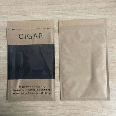 Ziplock Design Cigar Humidor Bags Ελαφρύ και συμπαγές με MOPP VMPET PE δομή υλικού για προστασία τσιγάρων