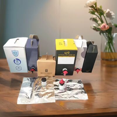 Τεχνητή σακούλα επιφάνειας σε κουτί πλαστικό δοχείο με βρύση κατάλληλο για εφαρμογές υγρής συσκευασίας τροφίμων