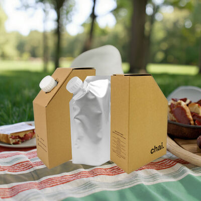 Πιστοποιημένο κατά ISO SGS Bag In Box με προσαρμοσμένη εκτύπωση, τετράγωνη/ορθογώνια συσκευασία που προσφέρει ασφαλείς λύσεις αποθήκευσης υγρών