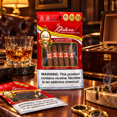 MOPPPE Cigar Humidor Bags Capable Of Holding 5 to 20 Cigars Depending On Size Effective Moisture Barrier Packaging