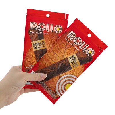 Small cigar bags custom assembled using MOPP PE material suitable for cigar packaging requiring durability and freshness