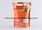 Biodegradable 3 Liter Double Bottom Stand Up Spout Pouch