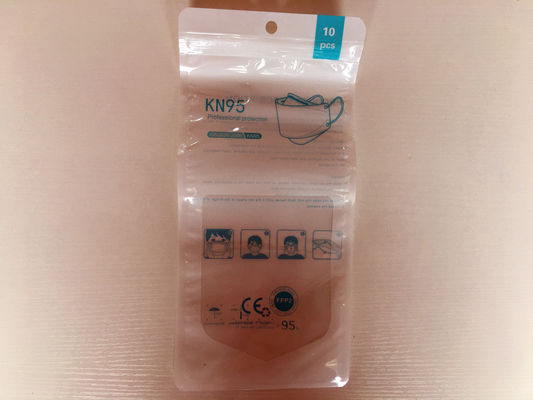 Μίας χρήσης Gravure Ziplock σακουλών φερμουάρ εκτύπωσης CPP πλαστικές συσκευάζοντας τσάντες μασκών