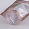 Gravure Printing OPP Ziplock Stand Up Pouches With Transparent Window