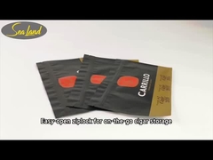 Μαύρο κλασικό ενυδατικό φρέσκο πούρο Humidor σακούλες μέγεθος W140xL250mm