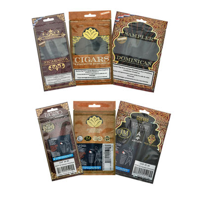 Φαρμακευτική συσκευασία υγρασίας για τσιγάρα με πλαστικό φερμουάρ