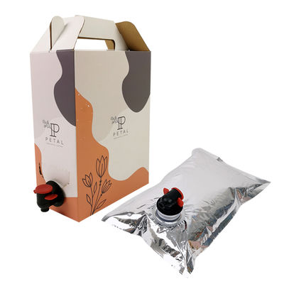 1L / 2L / 3L Custom Coffee Box Απορριπτέα σακούλα καφέ σε κουτί με διανεμητή βαλβίδας