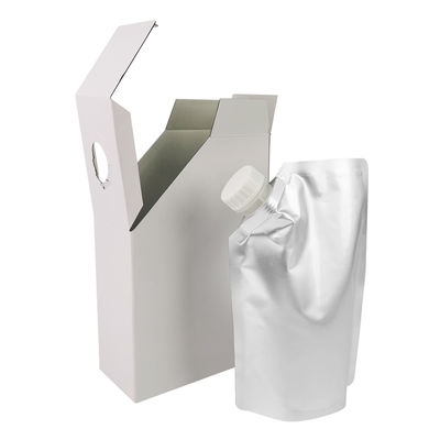 1L 3L 5L Χάρτινο κουτί καφέ Kraft BIB (Bag in Box) σε κουτί καφέ Μίας χρήσης σακούλα καφέ σε κουτί με βαλβίδα διανομής υγρού