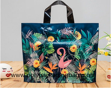 πλαστική τσάντα λαβών 0.12mm βιοδιασπάσιμη για τις αγορές