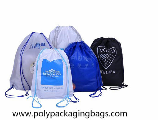 10kgs δύναμη LDPE πλαστικό Drawstring CBE δύο στρώματος σακίδιο πλάτης